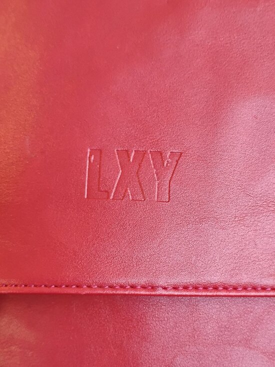 LXY Real Red Leather Backpack main image 4